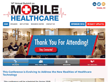 Tablet Screenshot of mobilehealthsummit.ca